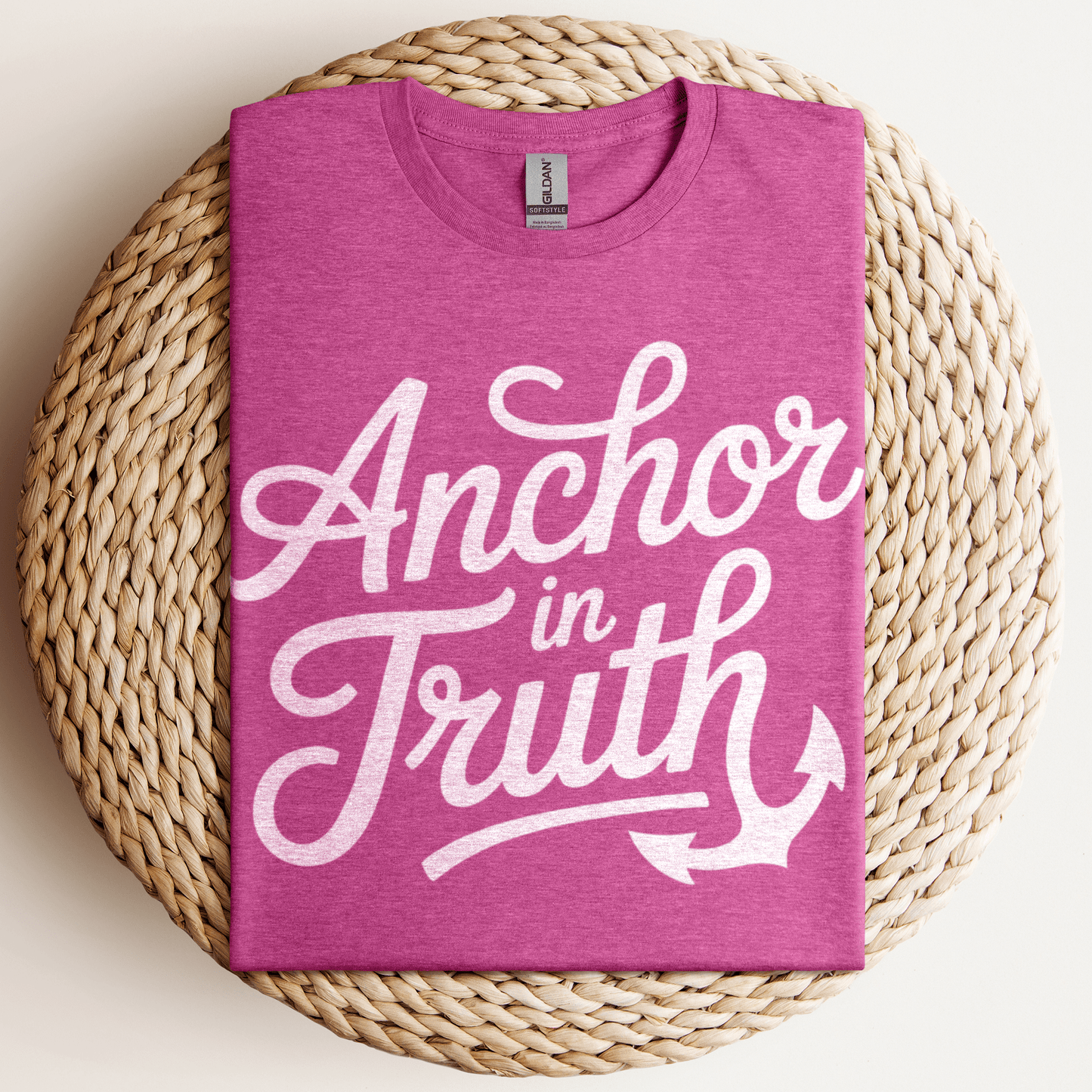 Anchor In Truth T-Shirt Heather Berry / S
