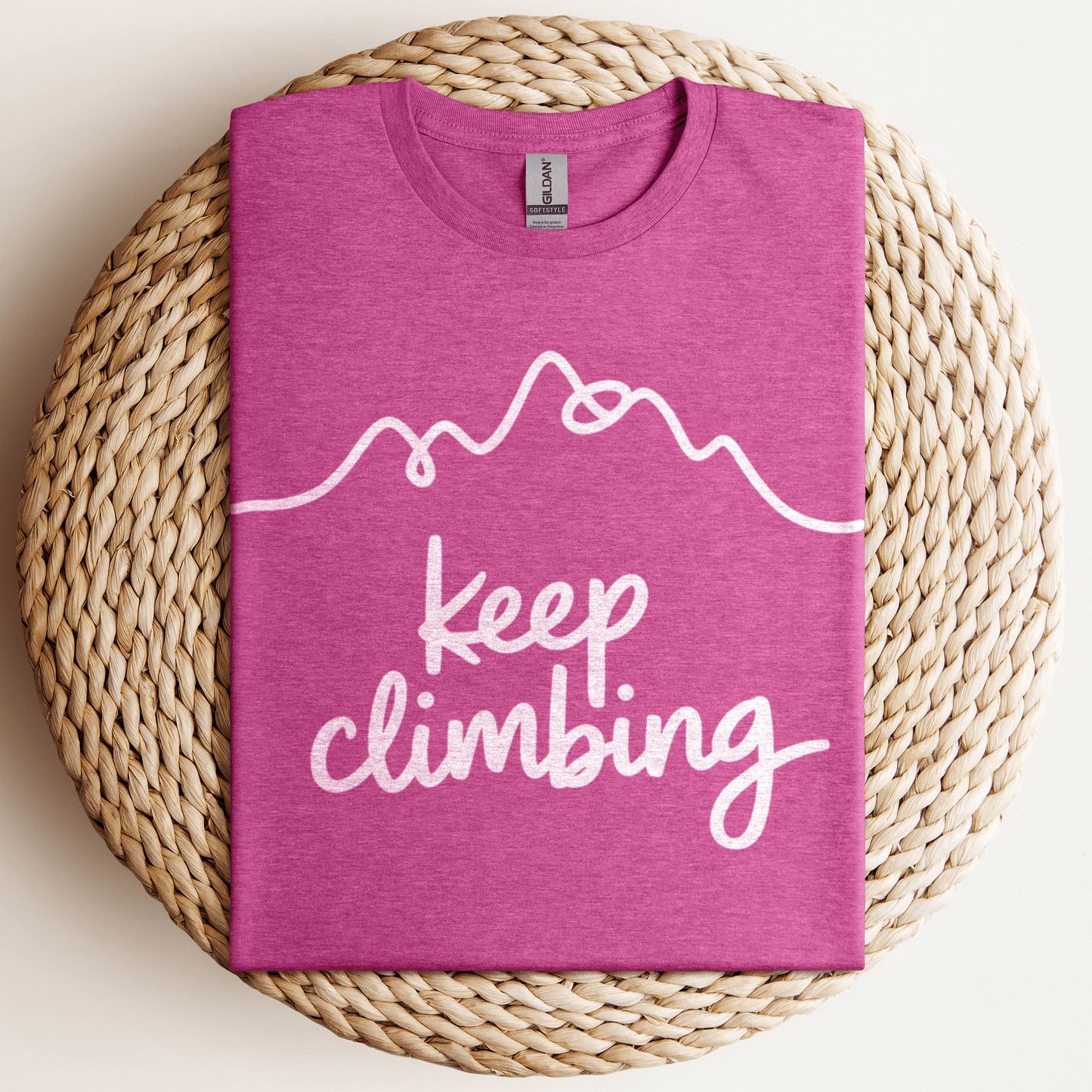 Keep Climbing T-Shirt Heather Berry / S
