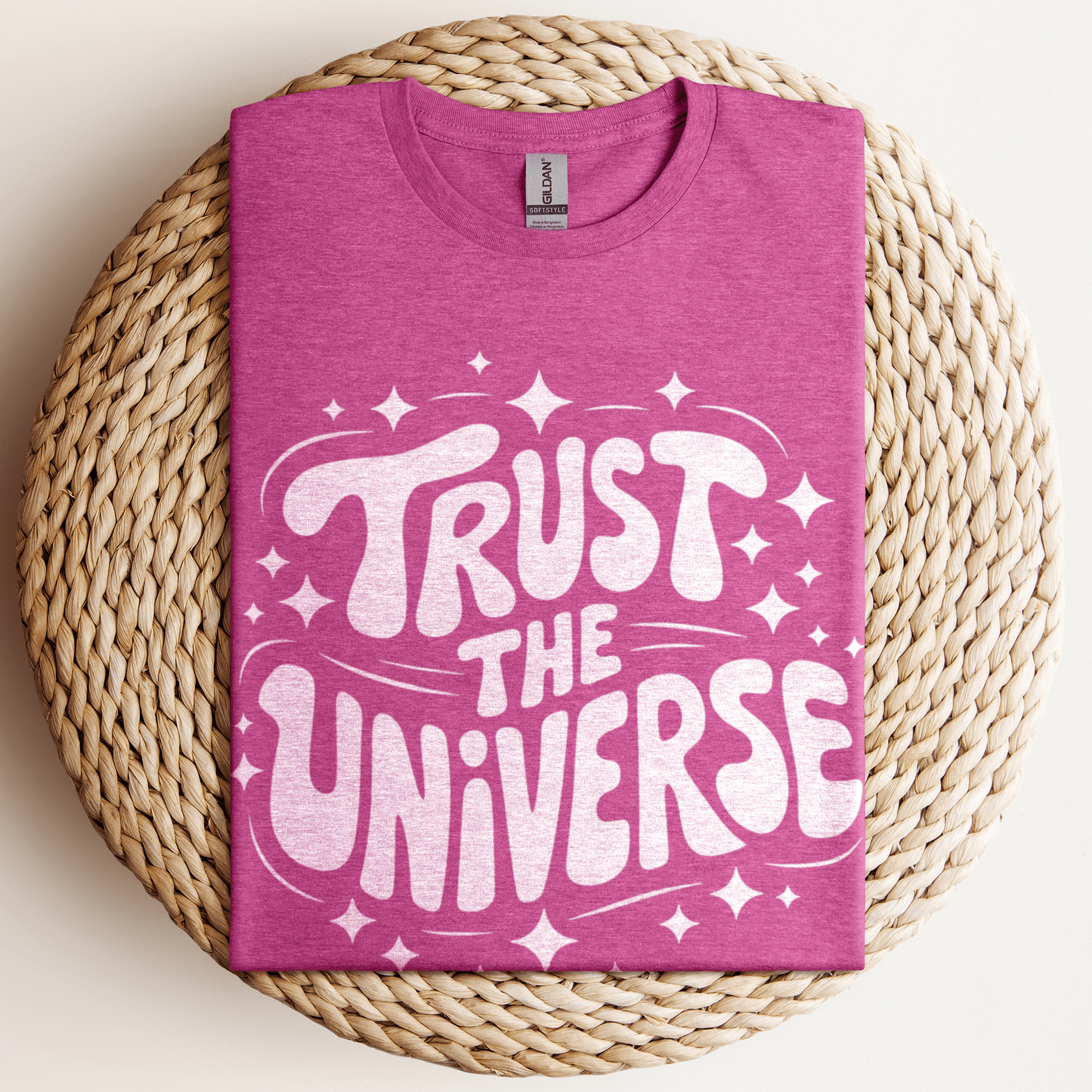 Trust The Universe T-Shirt Heather Berry / S