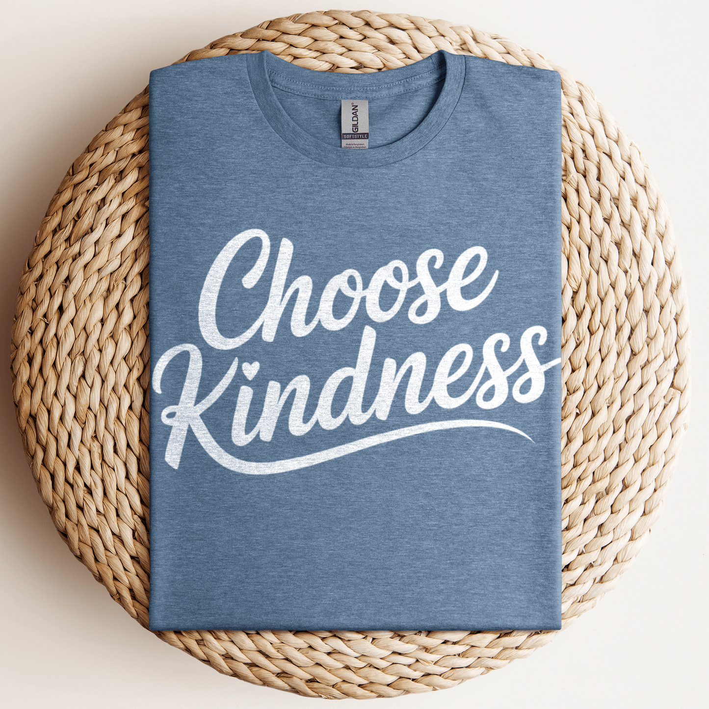 Choose Kindness T-Shirt Heather Indigo / S