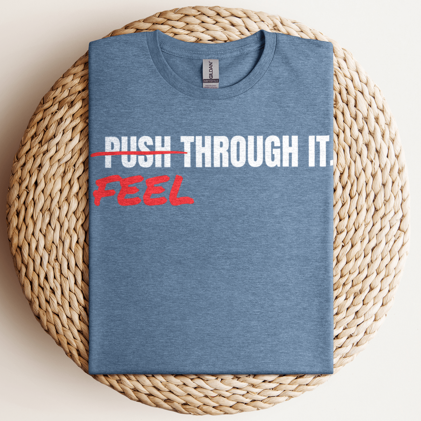 Feel T-Shirt Heather Indigo / S
