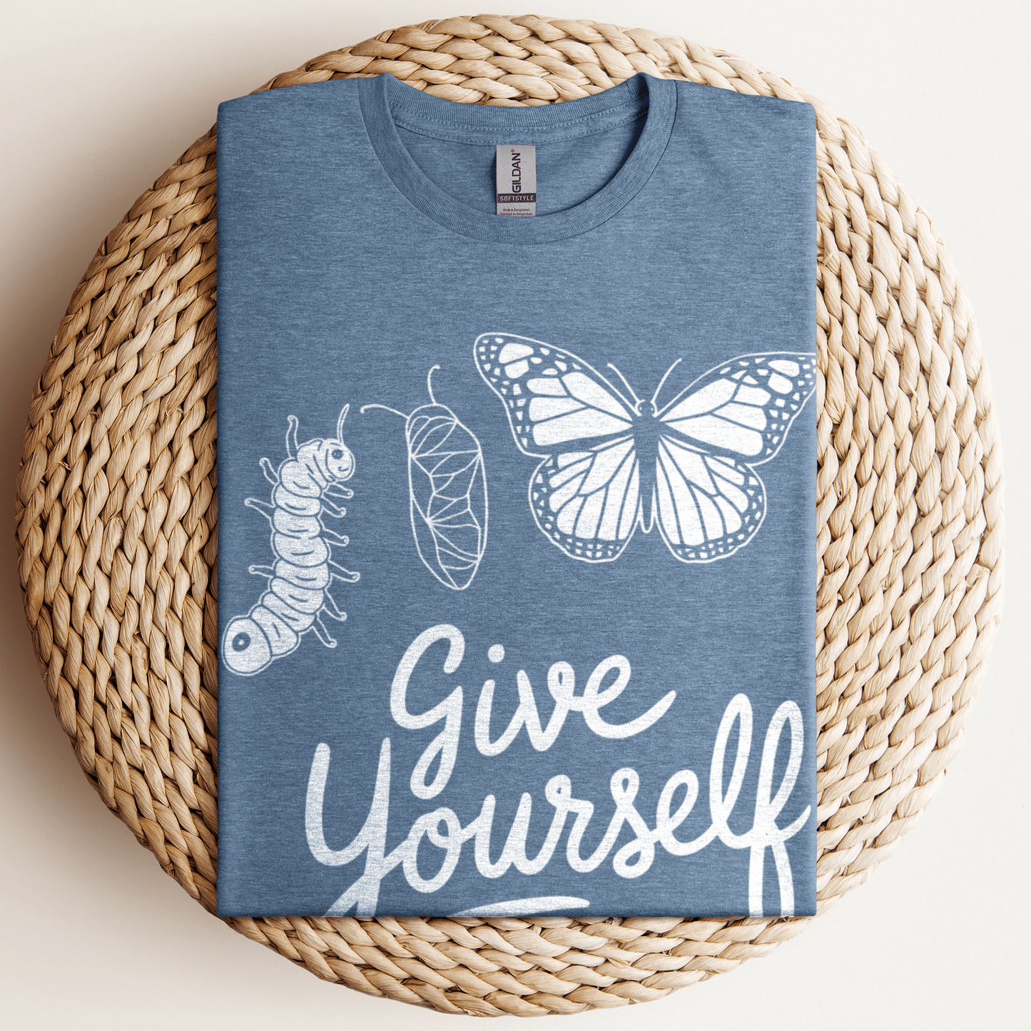 Give Yourself Time T-Shirt Heather Indigo / S