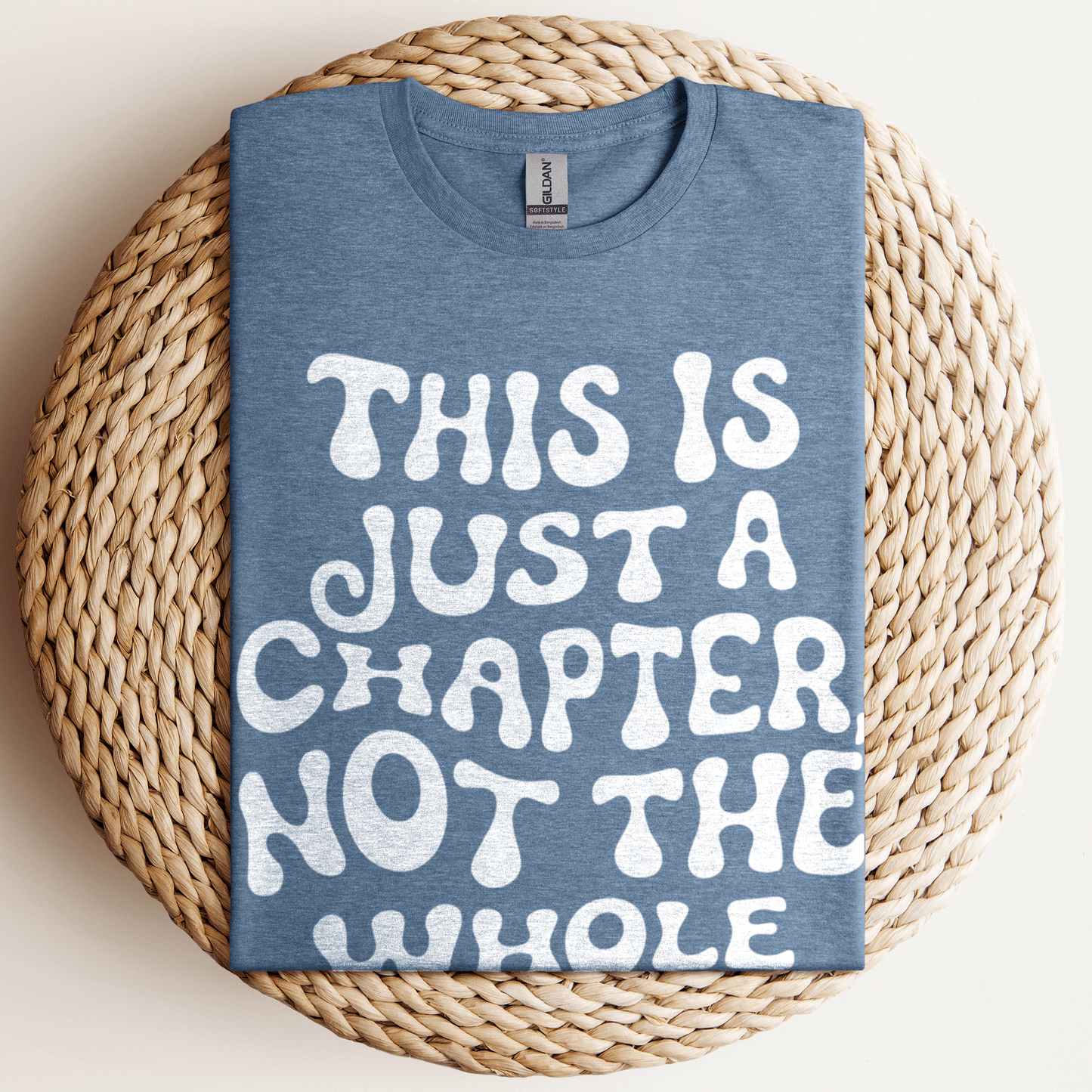 This Is Just A Chapter T-Shirt Heather Indigo / S