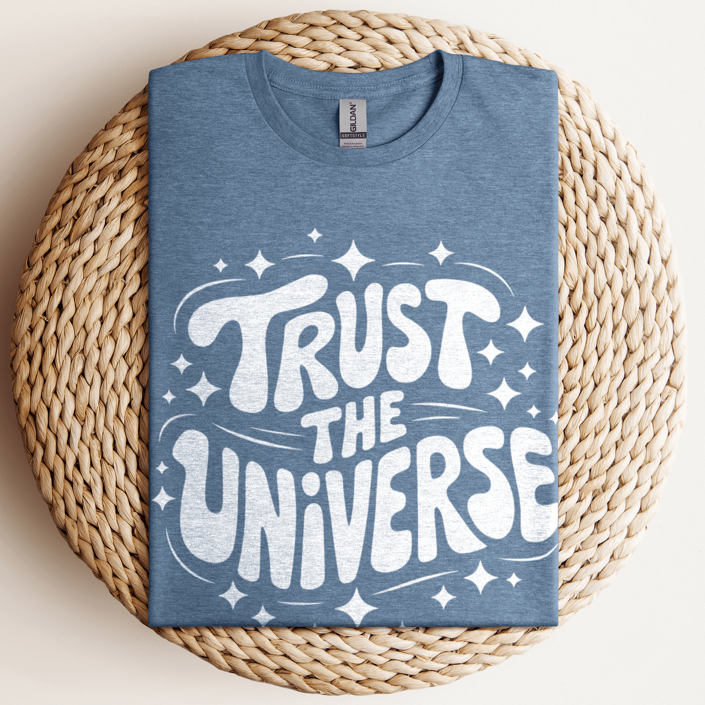 Trust The Universe T-Shirt Heather Indigo / S