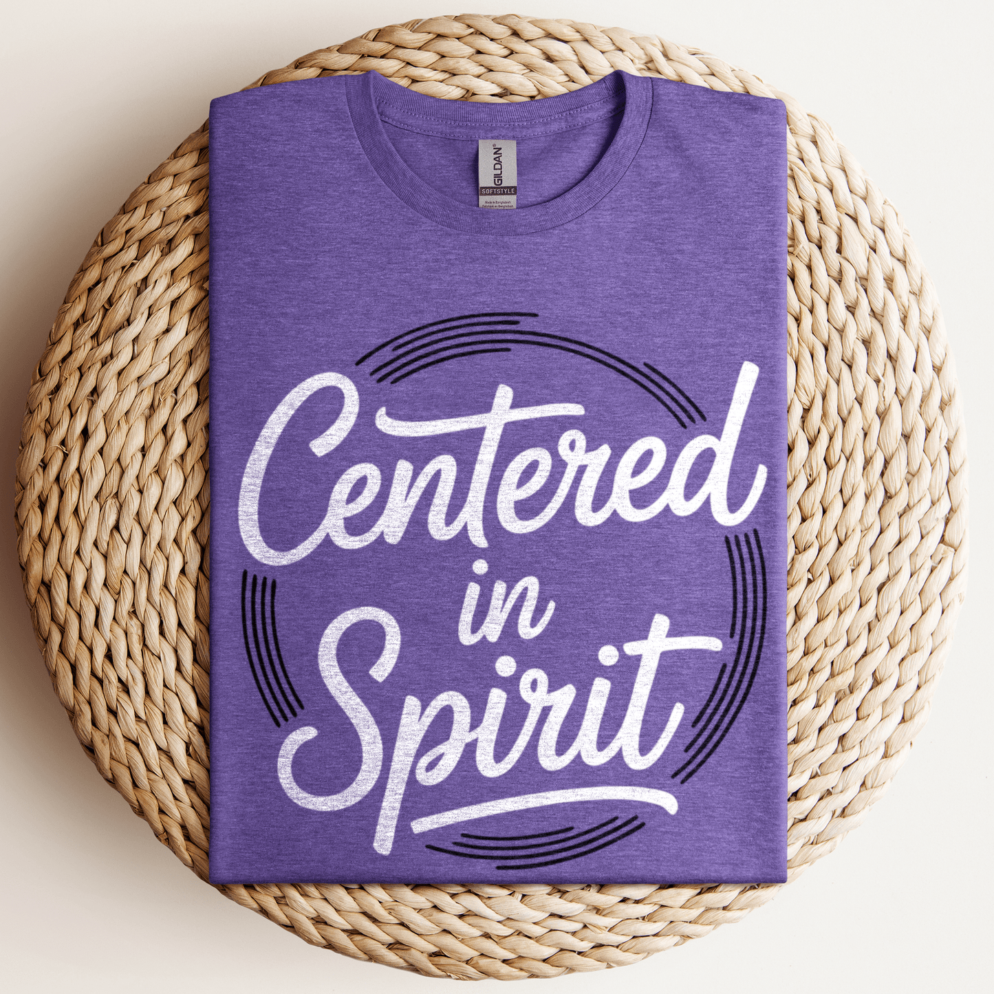 Centered In Spirit T-Shirt Heather Purple / S