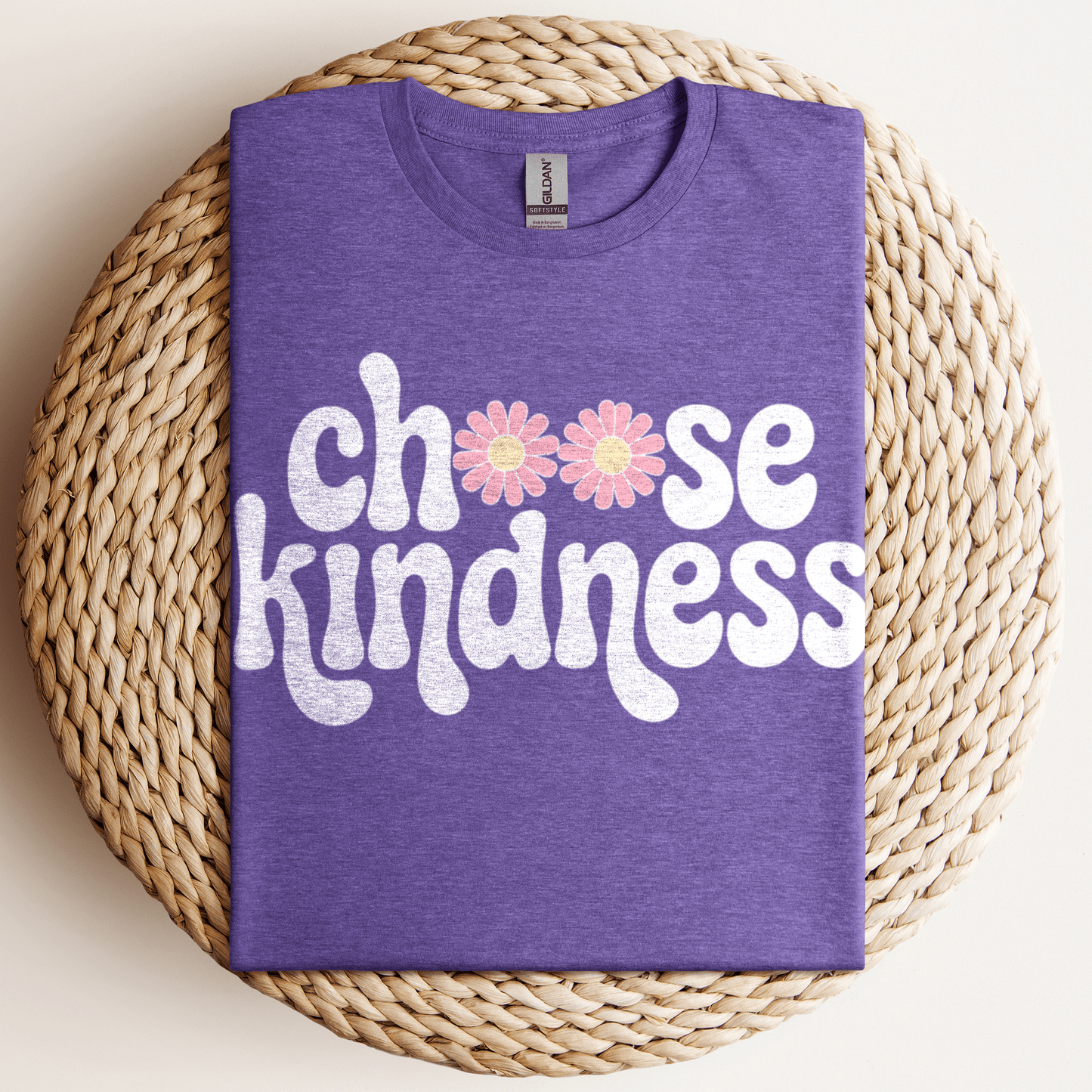 Choose Kindness T-Shirt Heather Purple / S