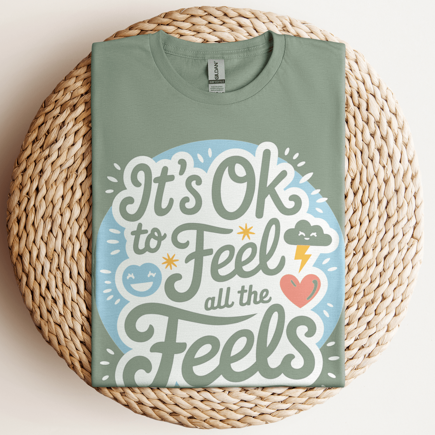 All the Feels T-Shirt Sage / S