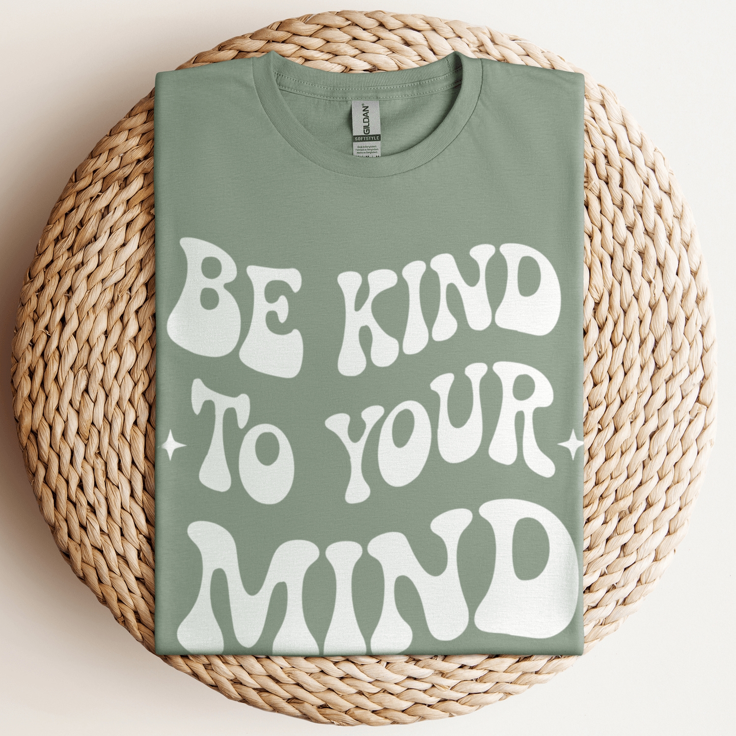 Be Kind To Your Mind T-Shirt Sage / S