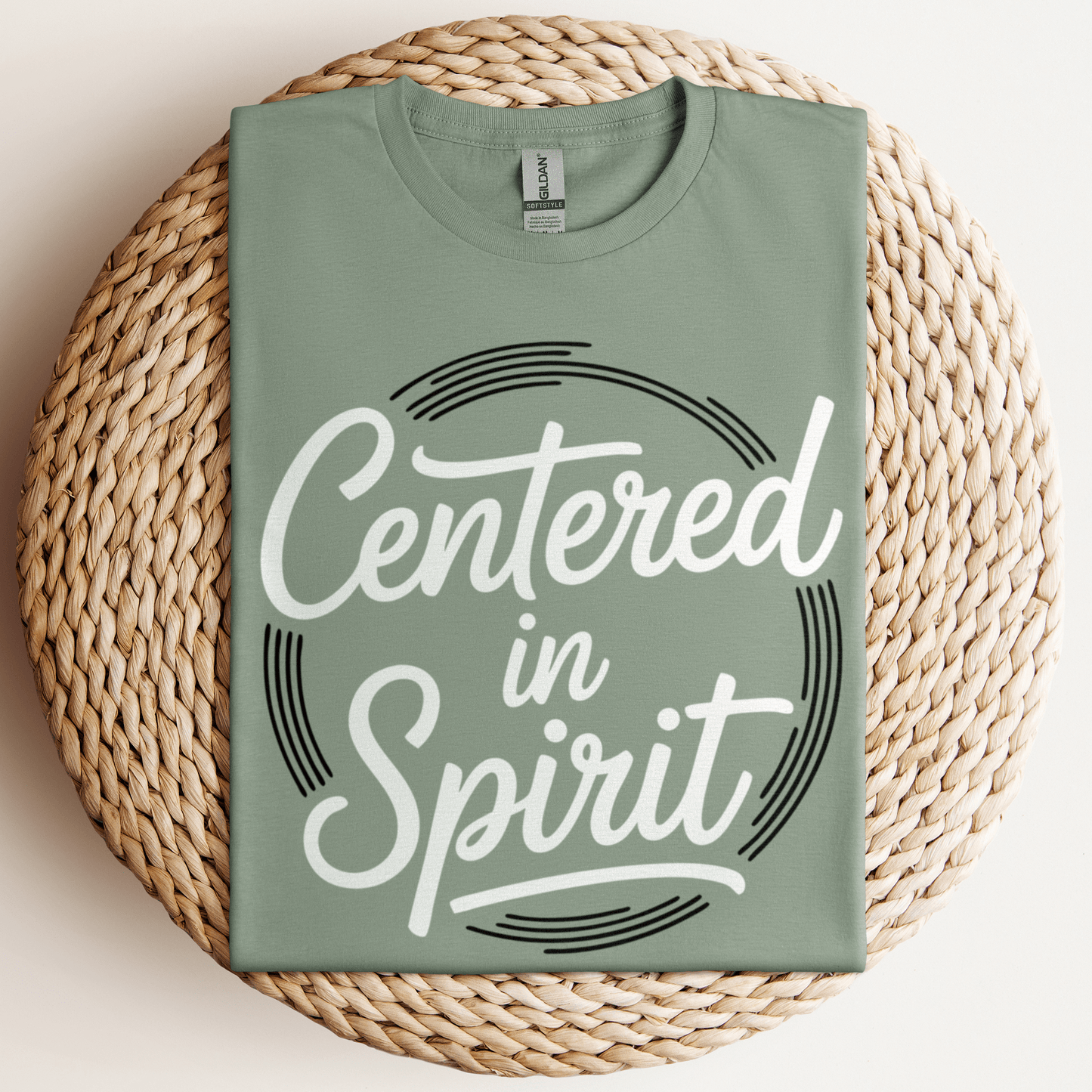 Centered In Spirit T-Shirt Sage / S