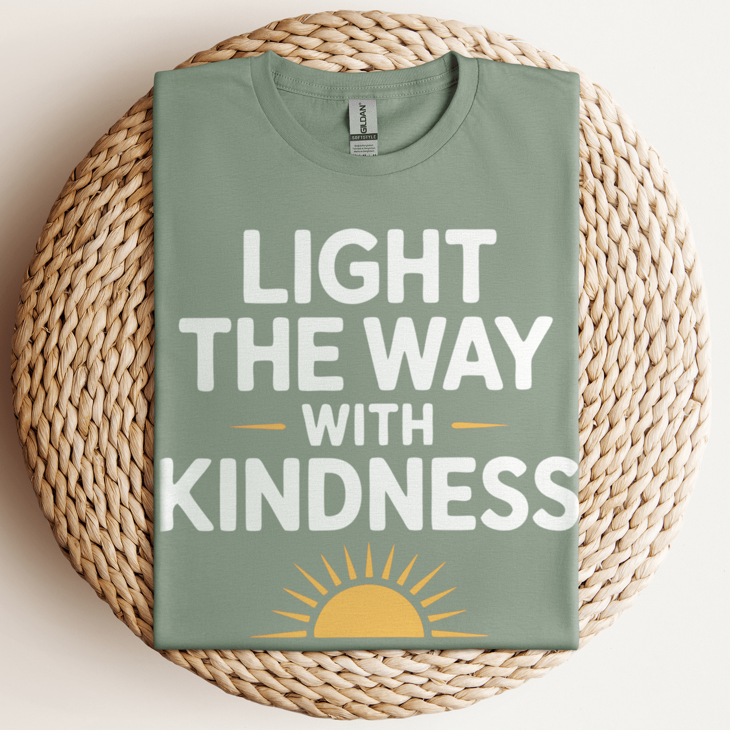 Light The Way With T-Shirt Sage / S