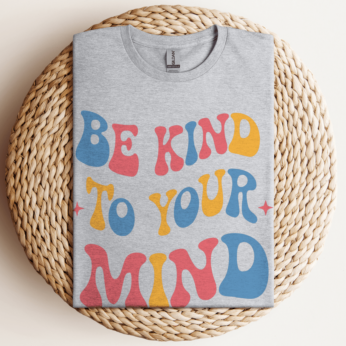 Be Kind To Your Mind T-Shirt Sport Grey / S