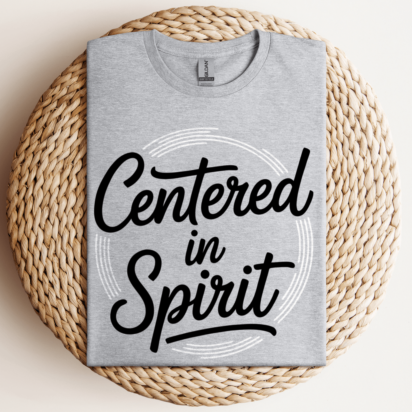 Centered In Spirit T-Shirt Sport Grey / S