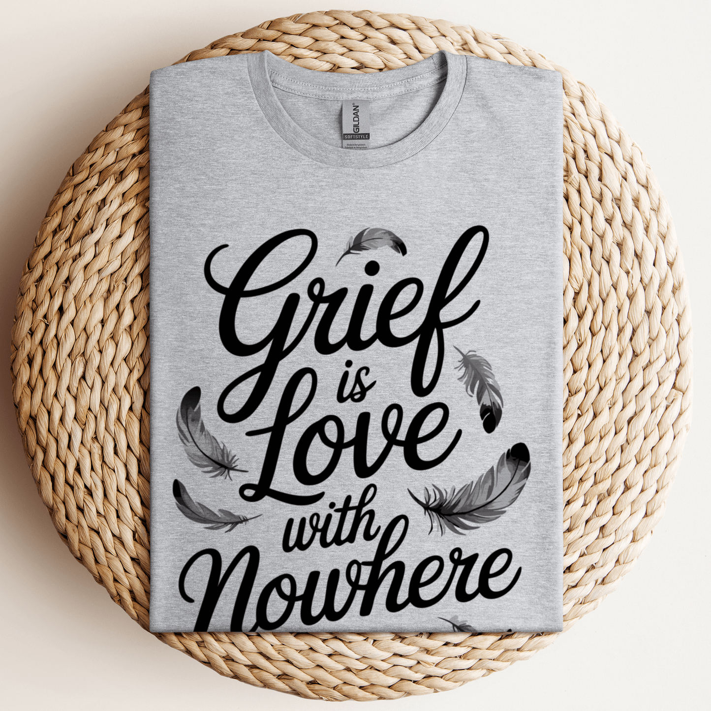 Grief Is Love T-Shirt Sport Grey / S