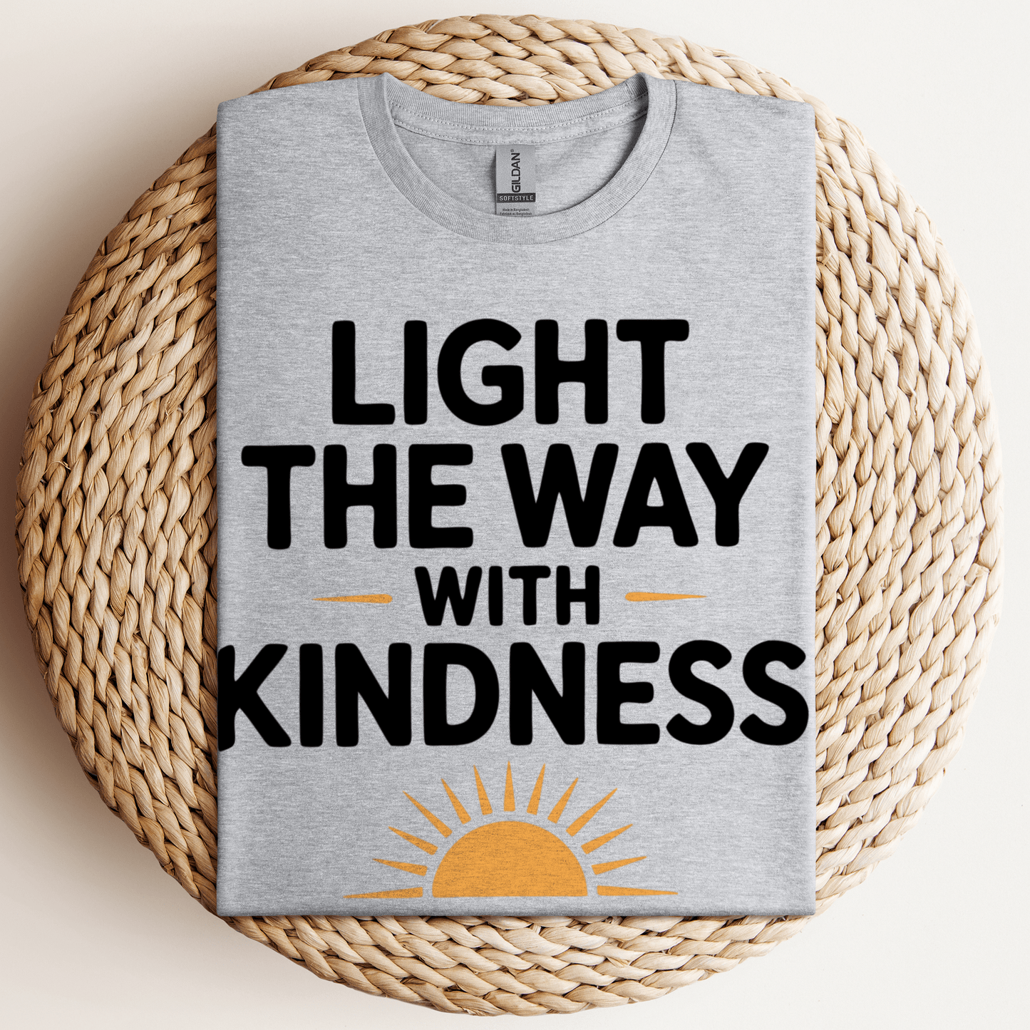 Light The Way With T-Shirt Sport Grey / S