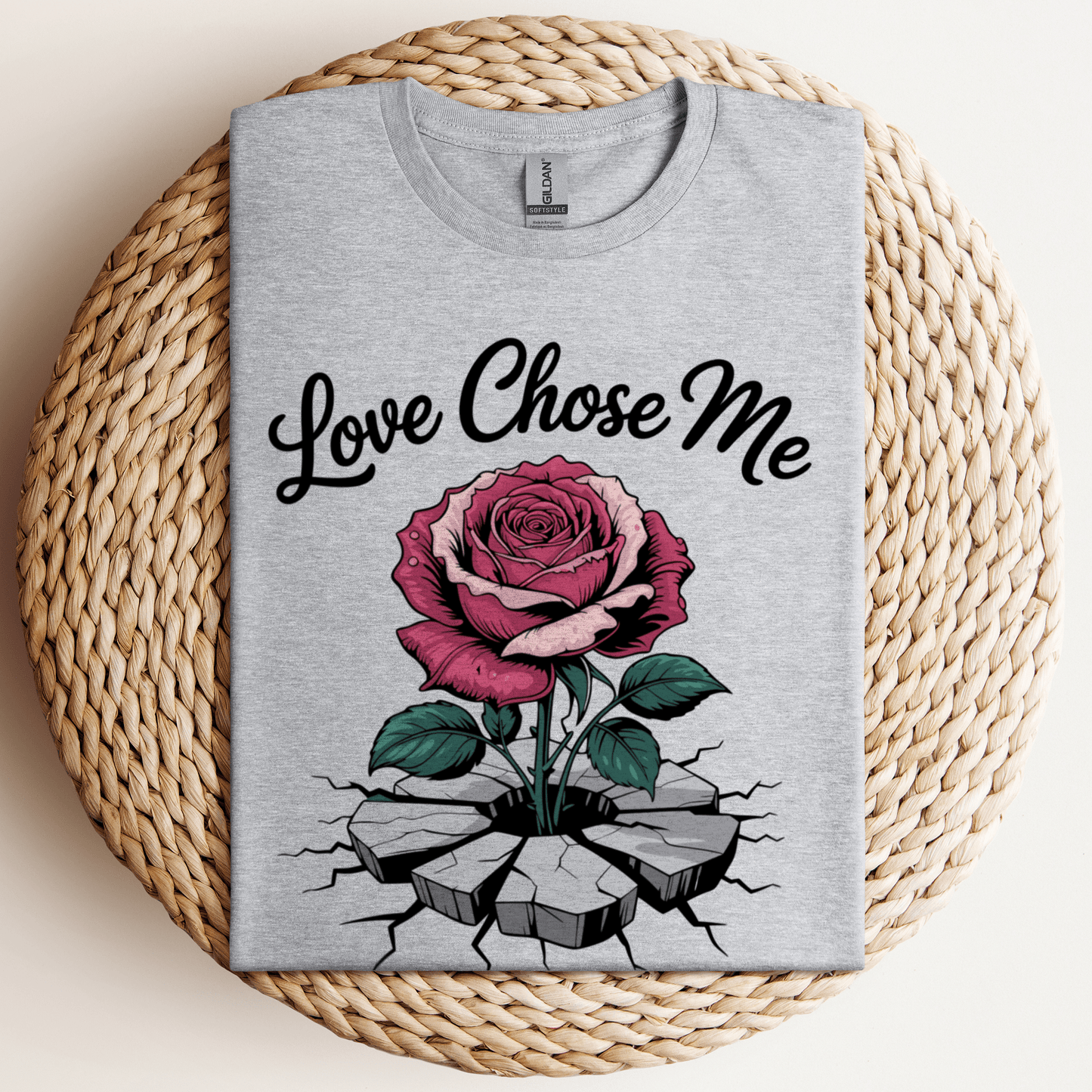 Love Chose Me T-Shirt Sport Grey / S