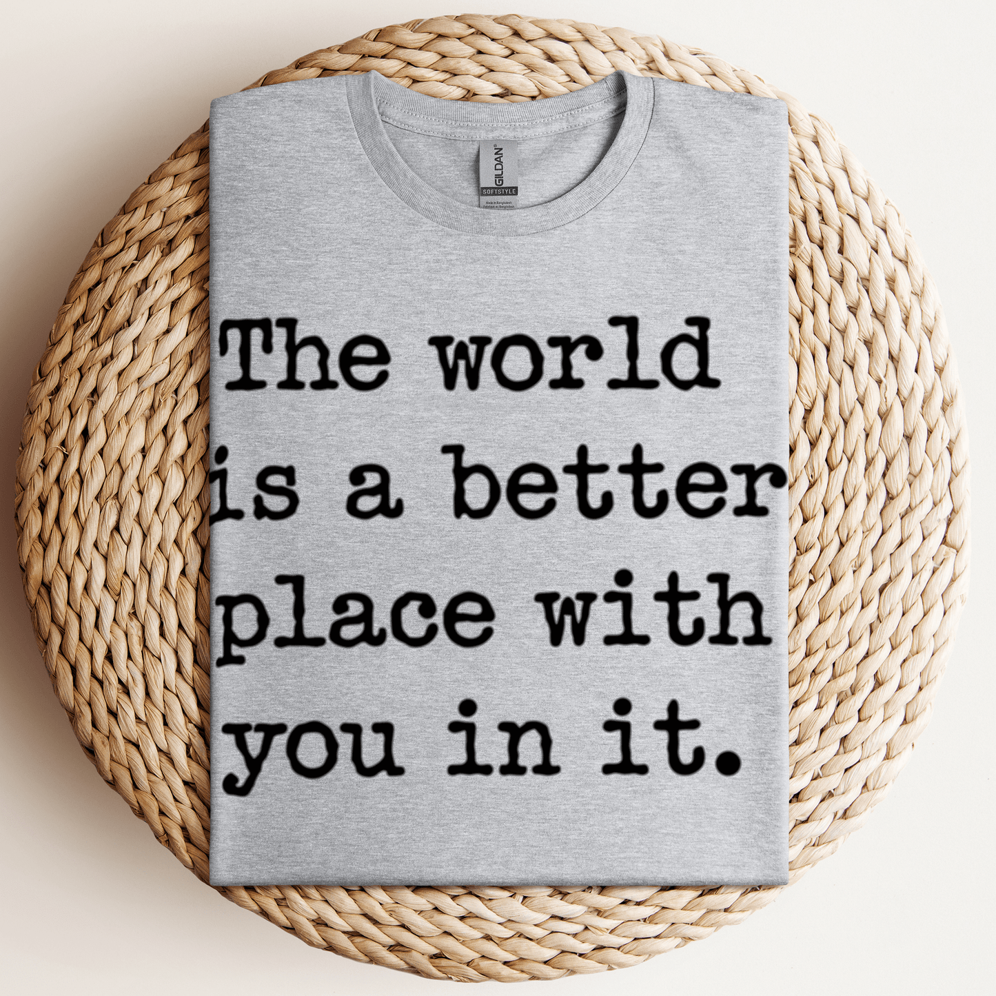 The World Is A Better T-Shirt Sport Grey / S