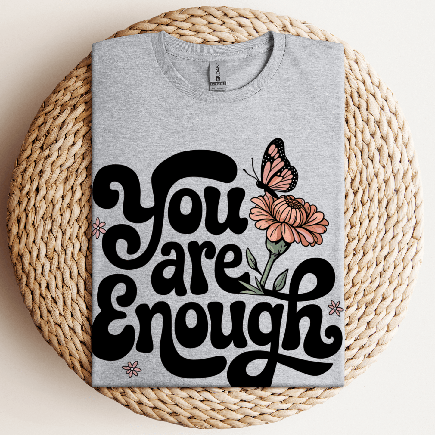 You Are Enough T-Shirt Sport Grey / S