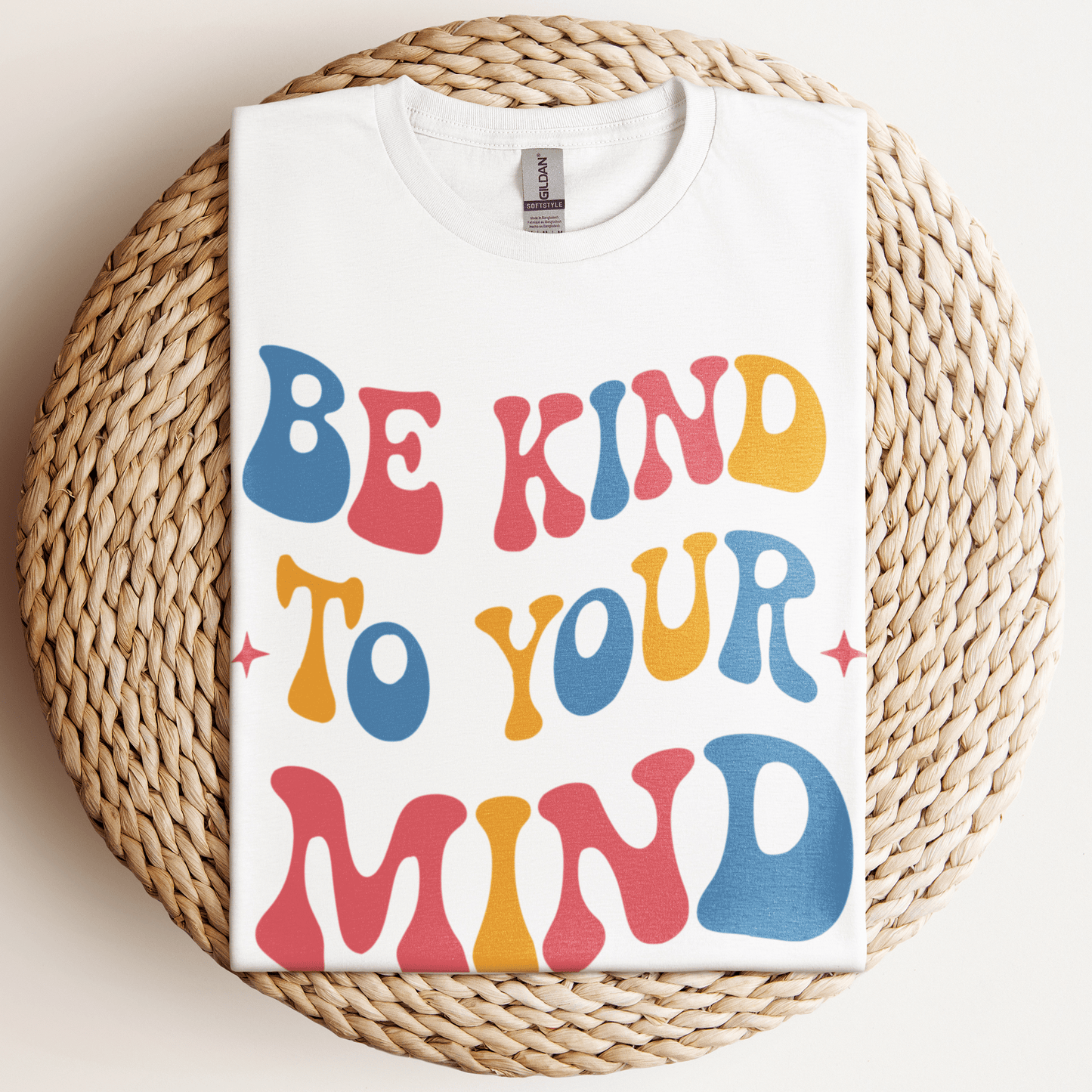 Be Kind To Your Mind T-Shirt White / S