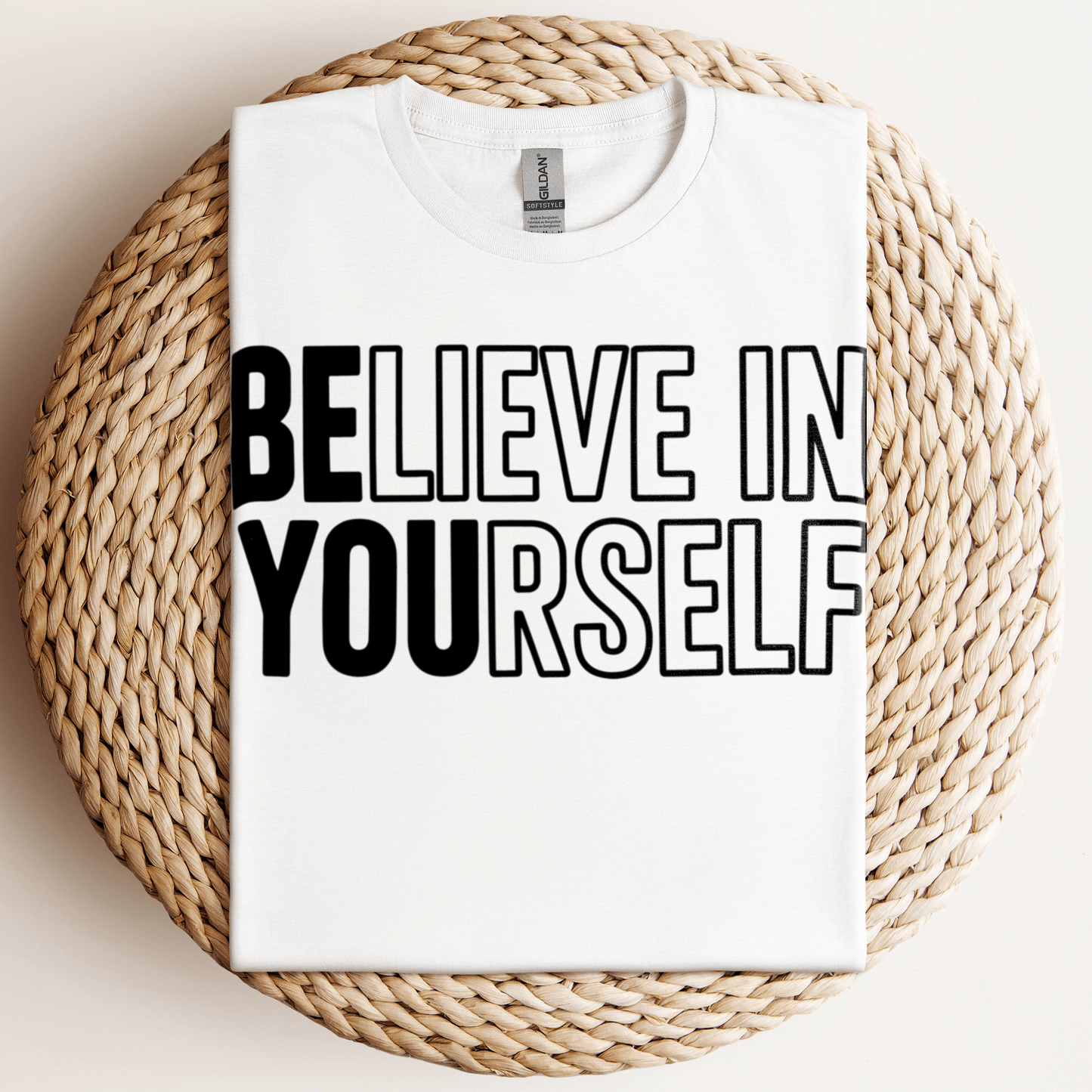 Believe In Yourself T-Shirt White / S