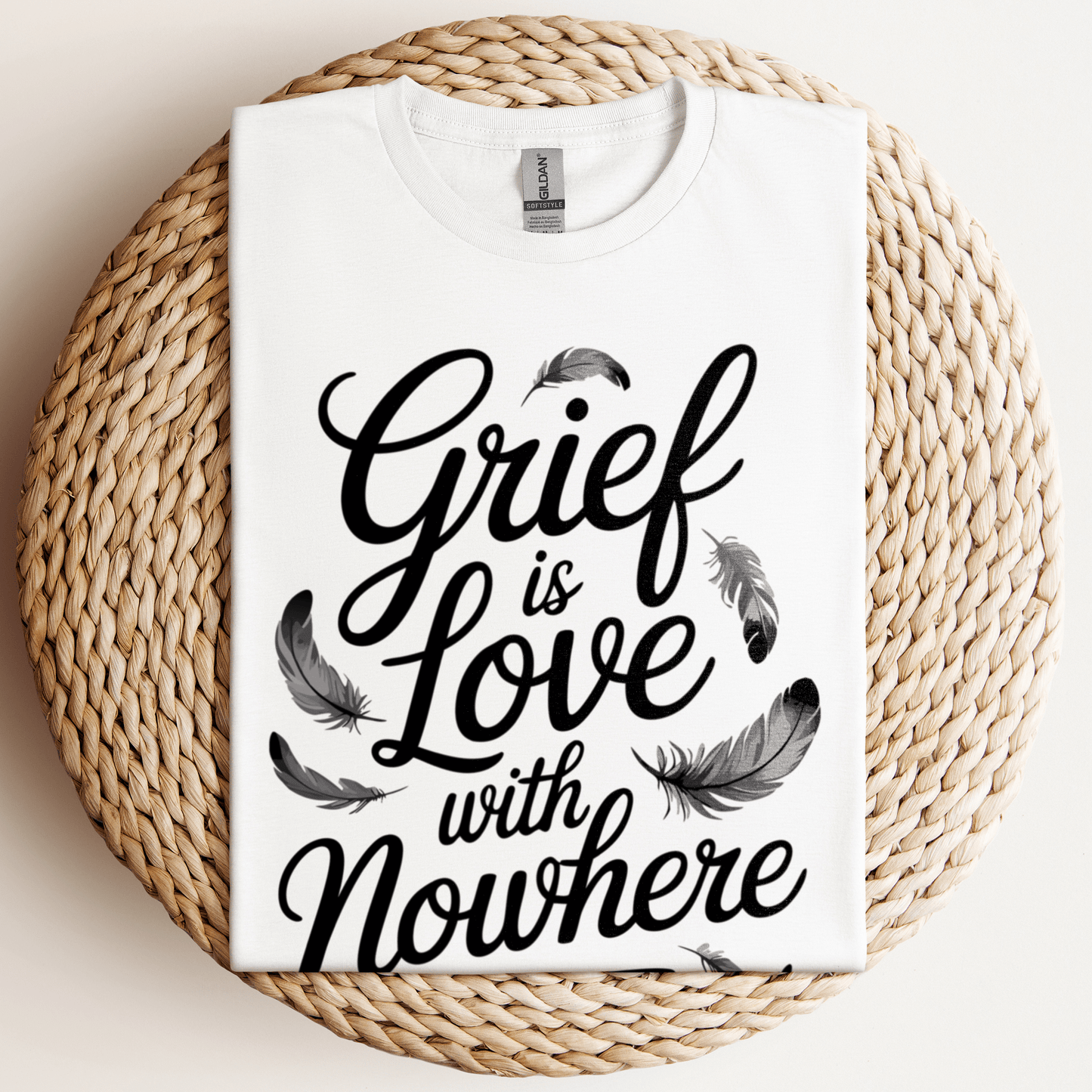 Grief Is Love T-Shirt White / S