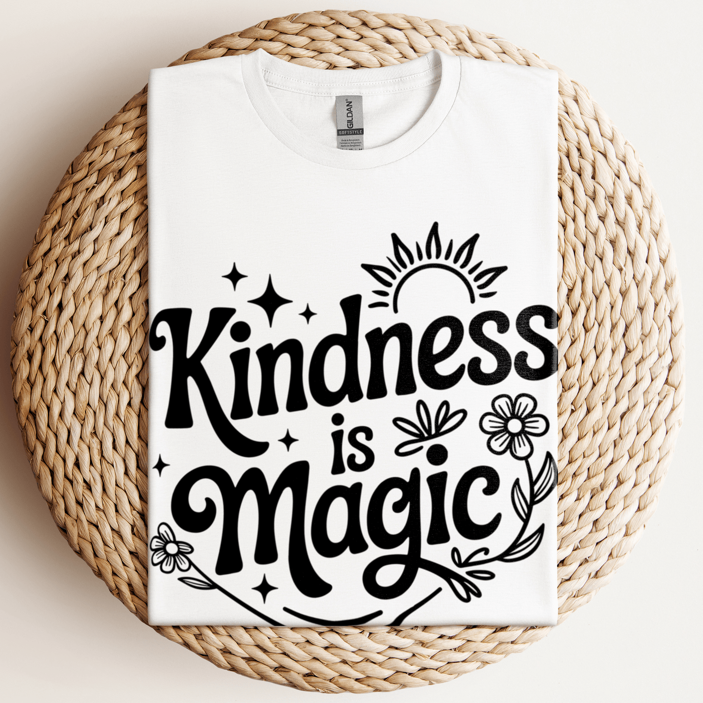 Kindness Is Magic T-Shirt White / S