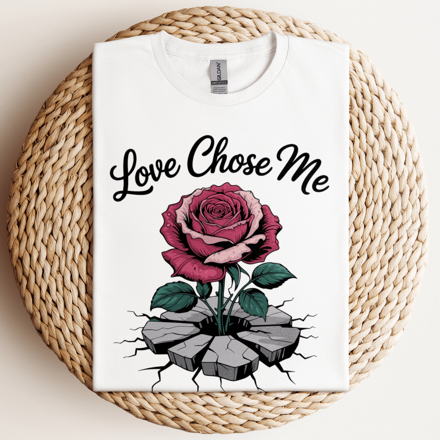 Love Chose Me T-Shirt White / S