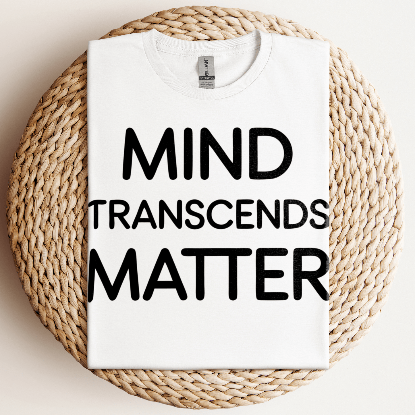 Mind Transcends Matter T-Shirt White / S