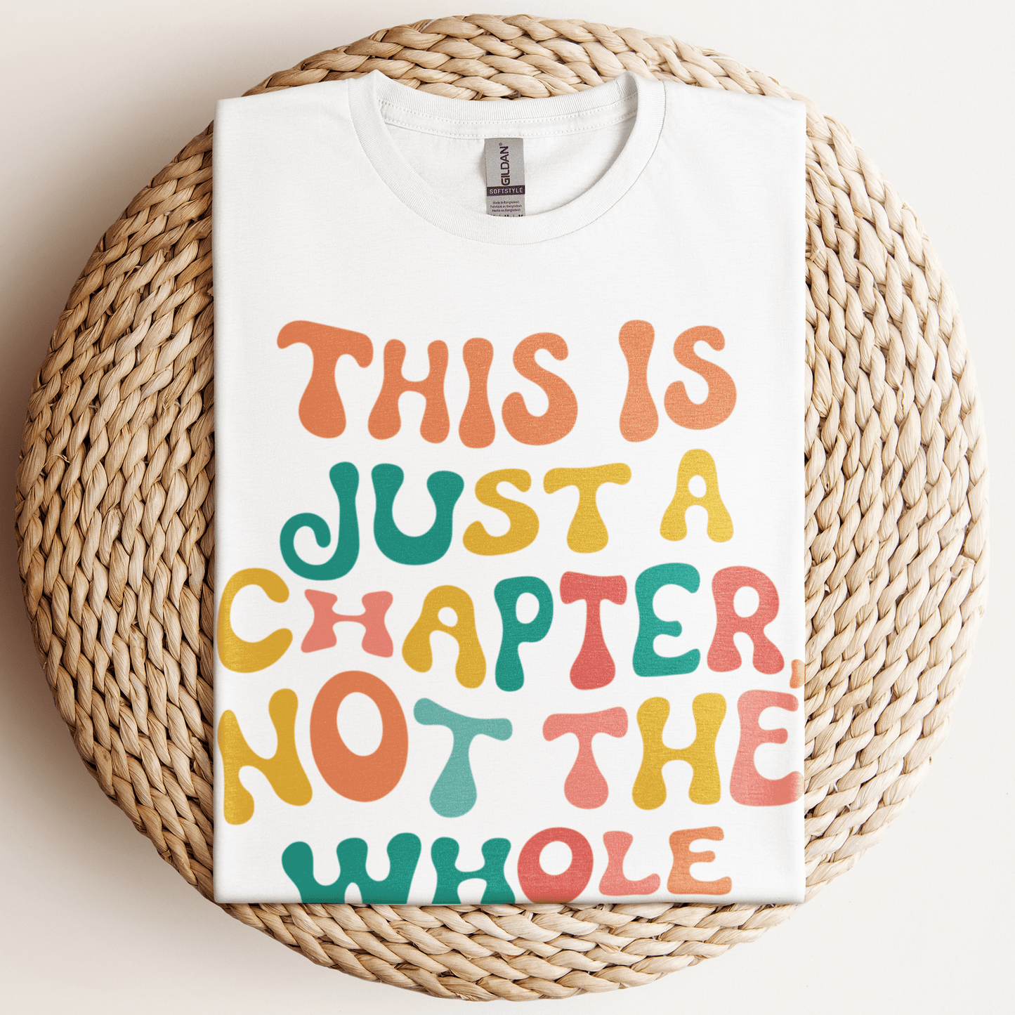 This Is Just A Chapter T-Shirt White / S