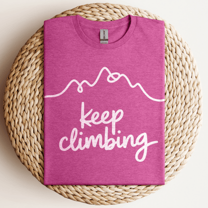 Keep Climbing T-Shirt Heather Berry / S