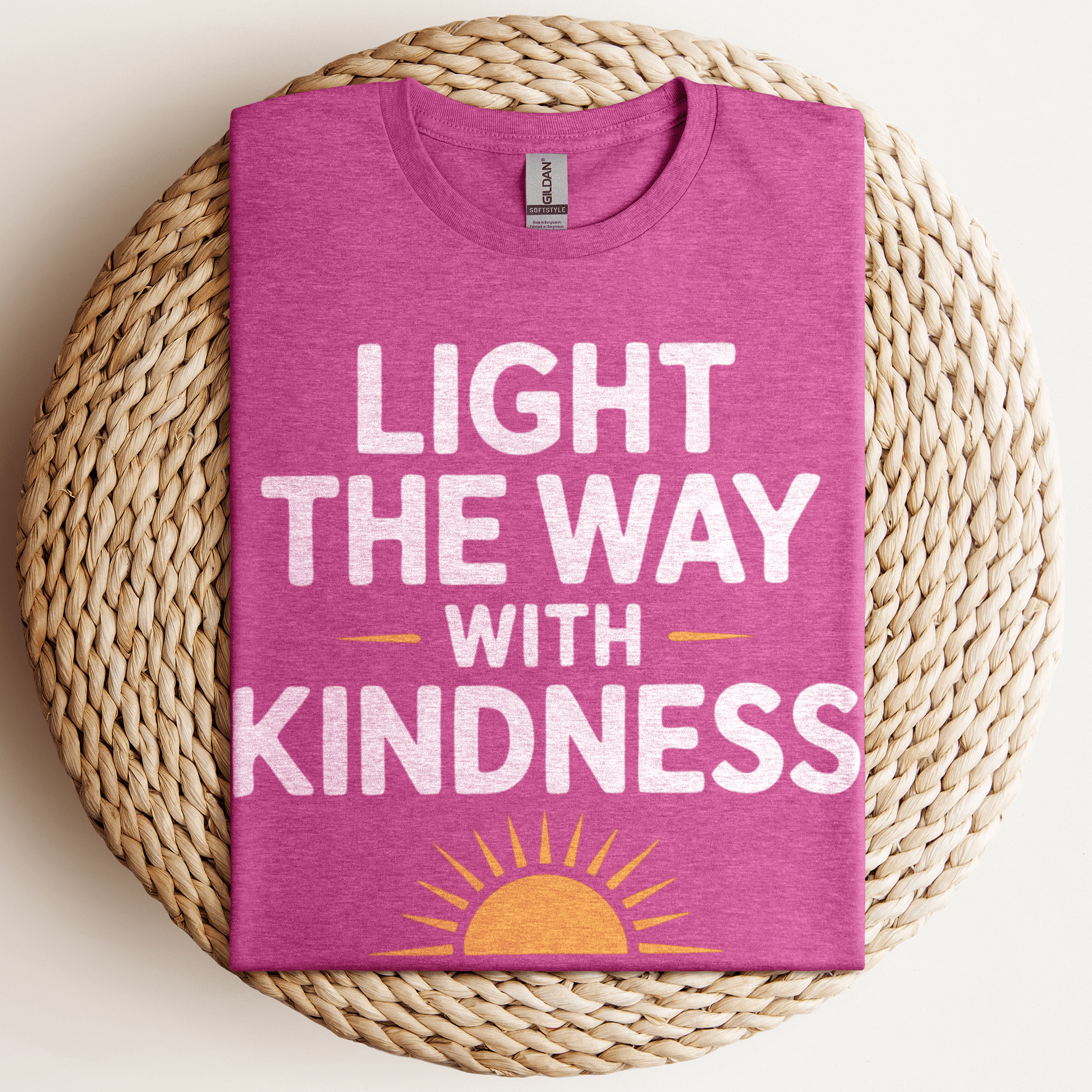 Light The Way With T-Shirt Heather Berry / S