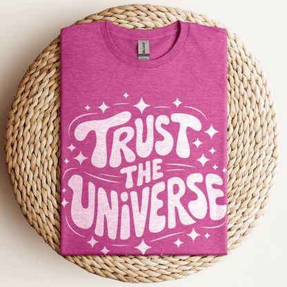 Trust The Universe T-Shirt Heather Berry / S