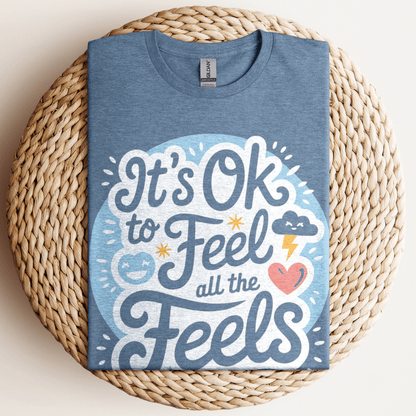 All the Feels T-Shirt Heather Indigo / S