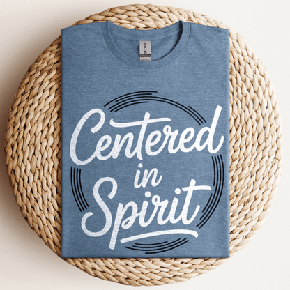 Centered In Spirit T-Shirt Heather Indigo / S