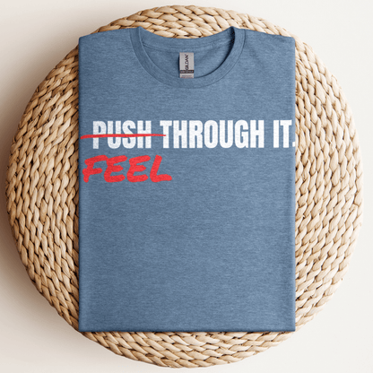 Feel T-Shirt Heather Indigo / S