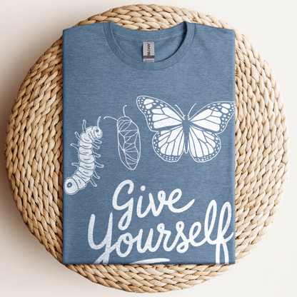 Give Yourself Time T-Shirt Heather Indigo / S
