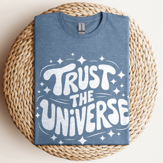 Trust The Universe T-Shirt Heather Indigo / S