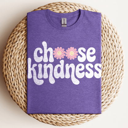Choose Kindness T-Shirt Heather Purple / S
