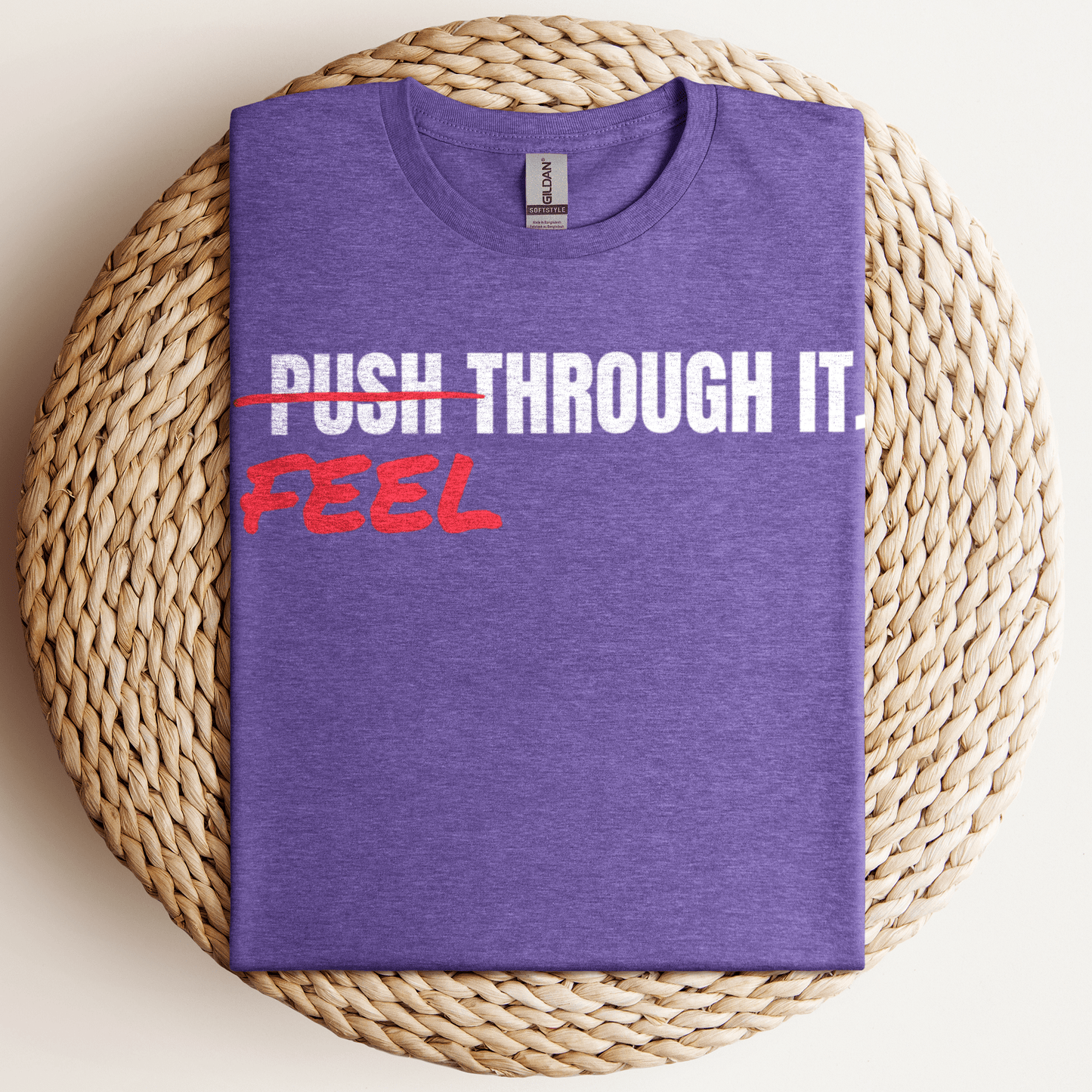 Feel T-Shirt Heather Purple / S