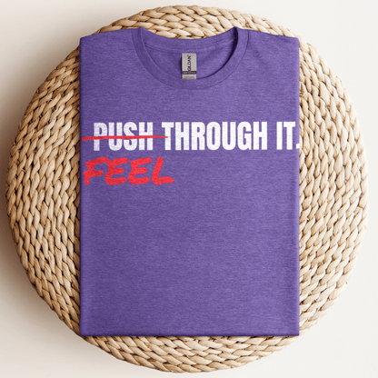Feel T-Shirt Heather Purple / S