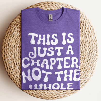 This Is Just A Chapter T-Shirt Heather Purple / S