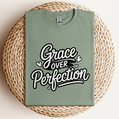 Grace Over Perfection T-Shirt Sage / S