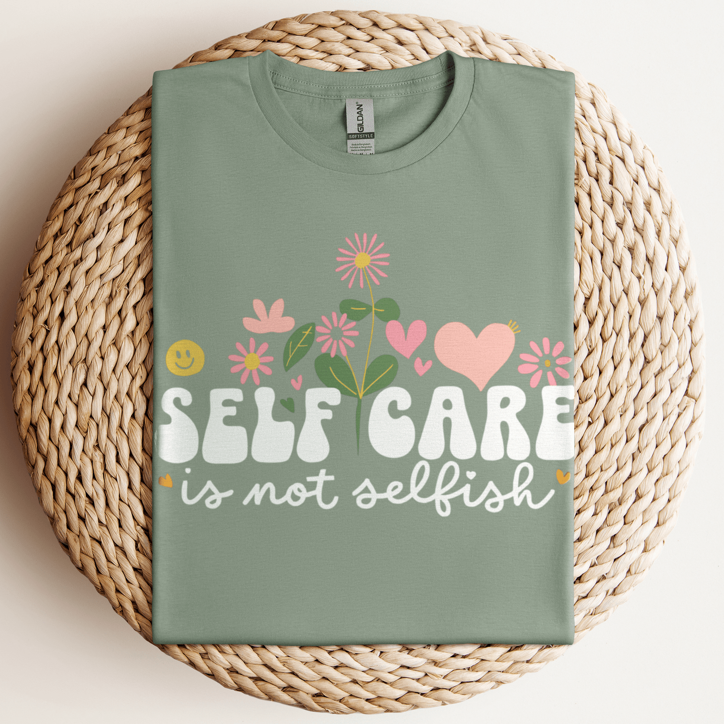 Self Care Is Not T-Shirt Sage / S
