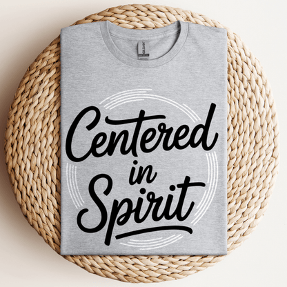 Centered In Spirit T-Shirt Sport Grey / S