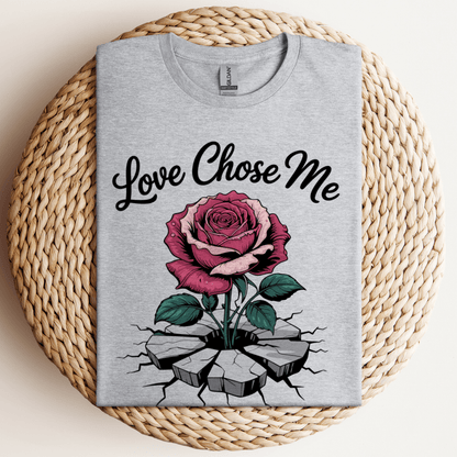 Love Chose Me T-Shirt Sport Grey / S