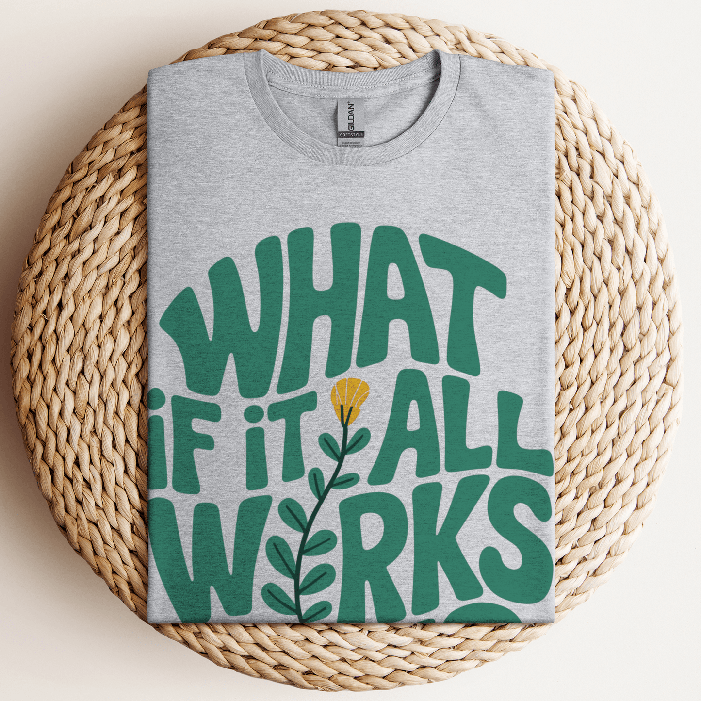 What If It All Works Out T-Shirt Sport Grey / S