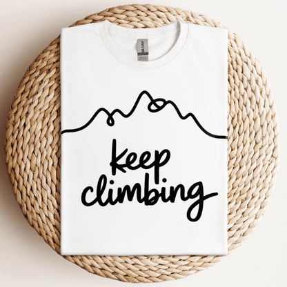 Keep Climbing T-Shirt White / S