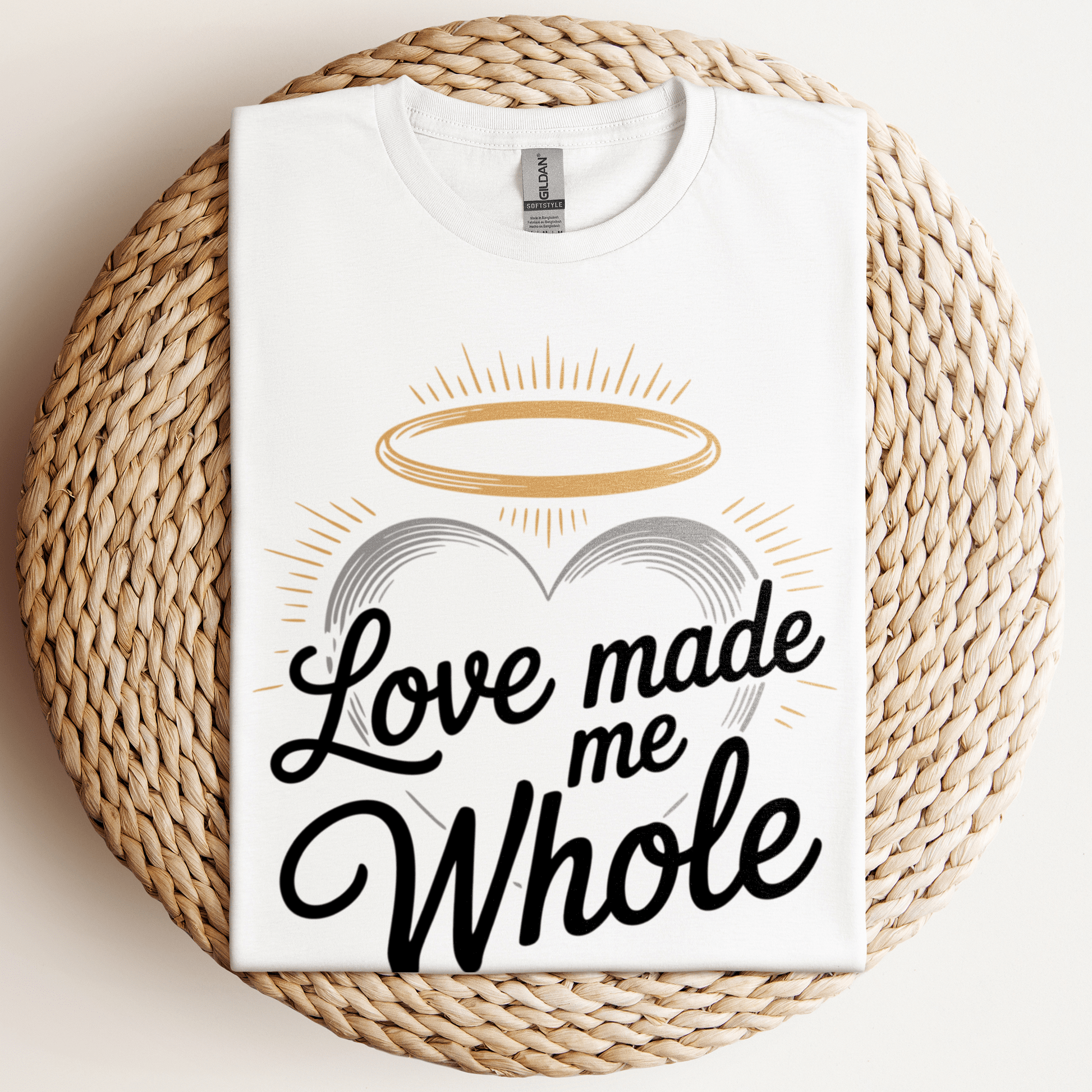 Love Made Me Whole T-Shirt White / S