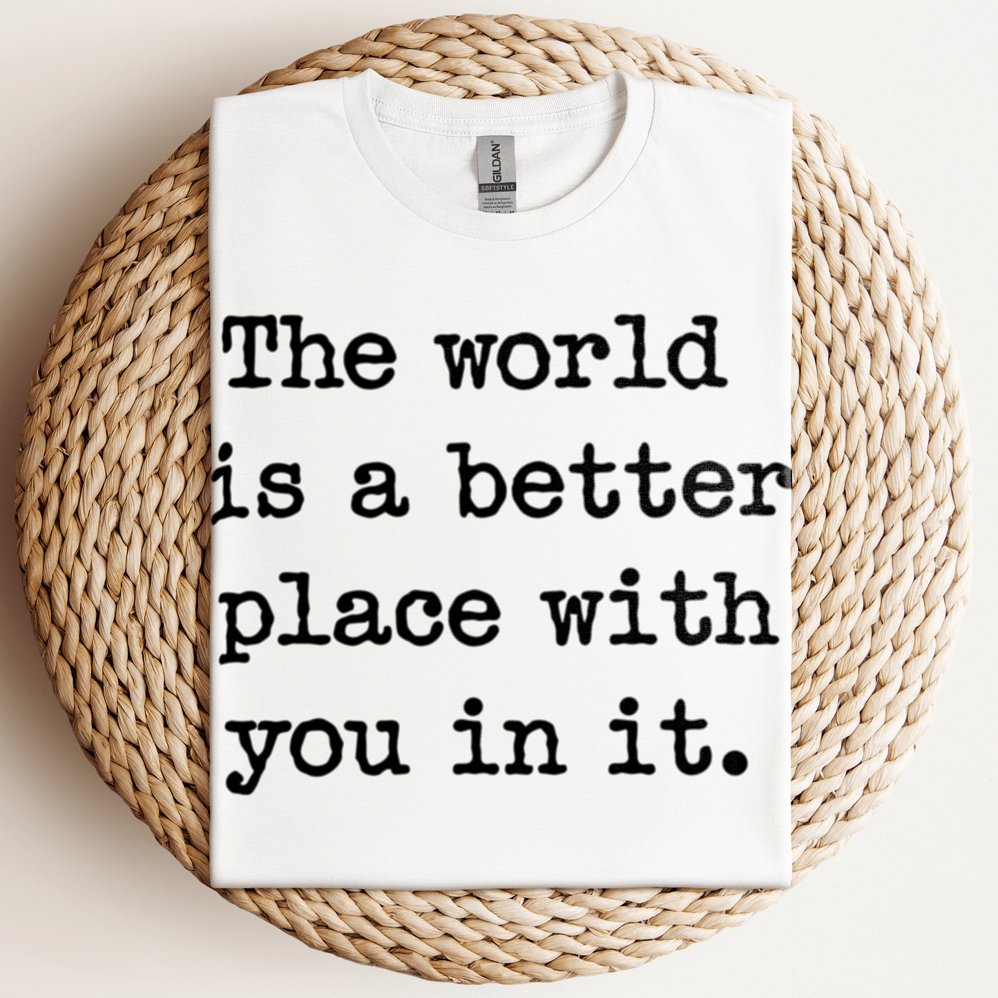 The World Is A Better T-Shirt White / S
