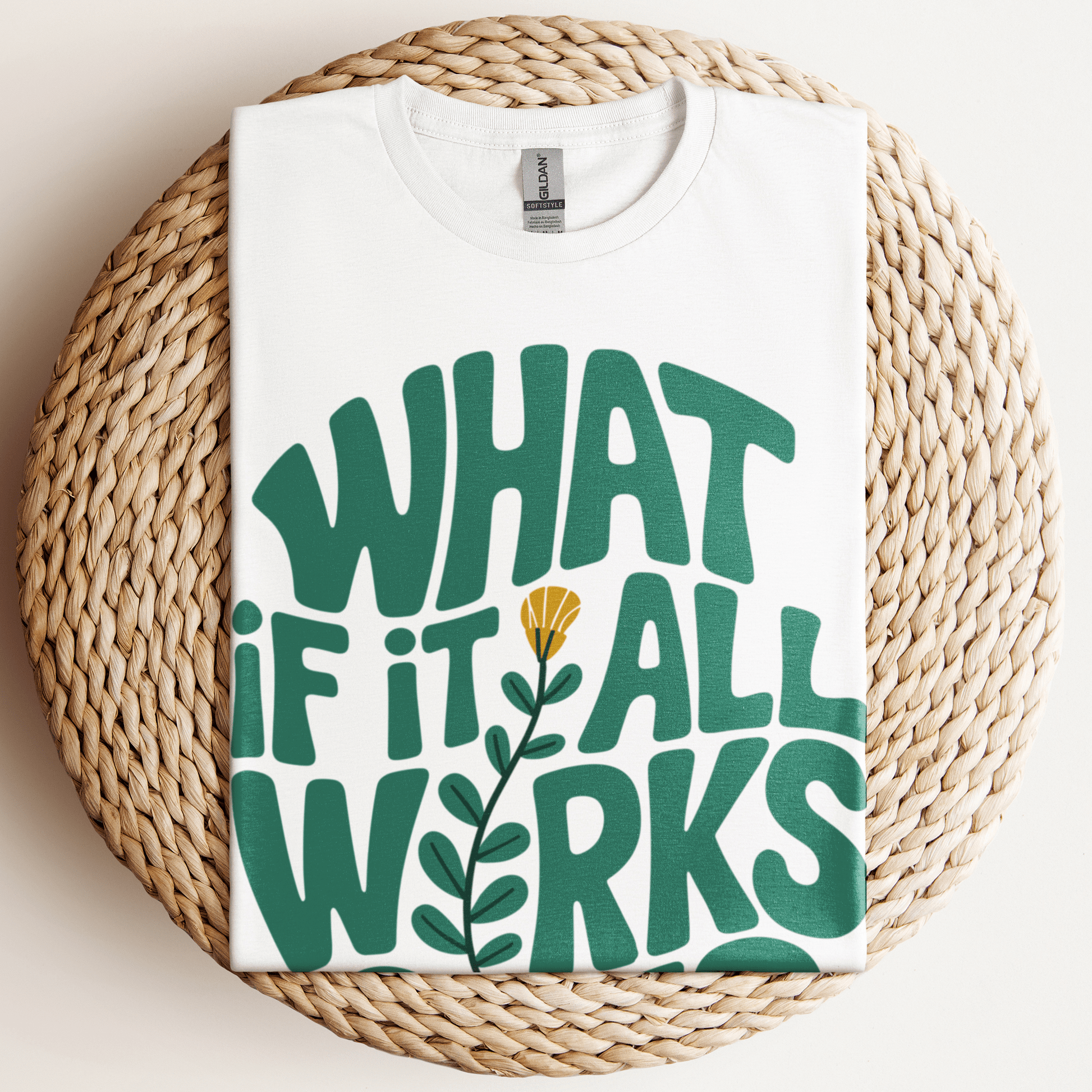 What If It All Works Out T-Shirt White / S